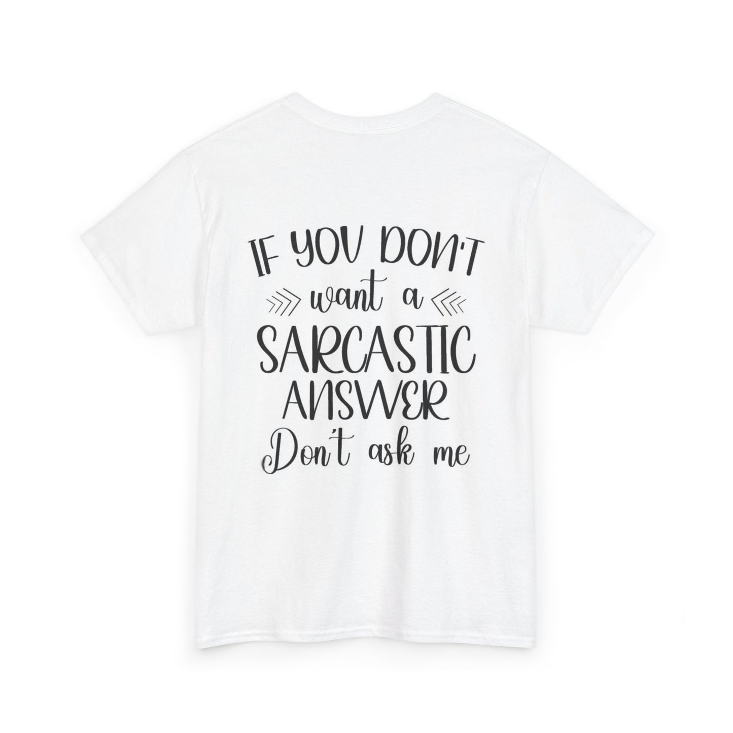 Sarcastic answer